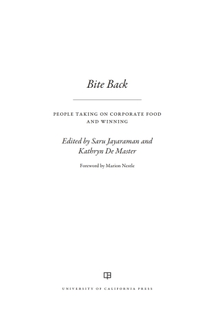 Cover image: Bite Back 1st edition 9780520289352