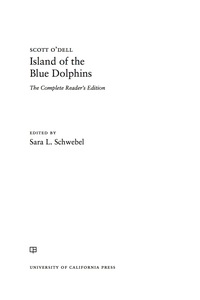 صورة الغلاف: Island of the Blue Dolphins 1st edition 9780520402317