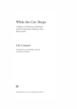 Cover image: While the City Sleeps 1st edition 9780520289437