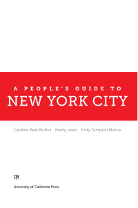 Imagen de portada: A People's Guide to New York City 1st edition 9780520289574