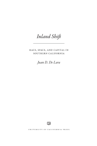 صورة الغلاف: Inland Shift 1st edition 9780520297395