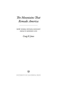 Cover image: The Mountains That Remade America 1st edition 9780520325500