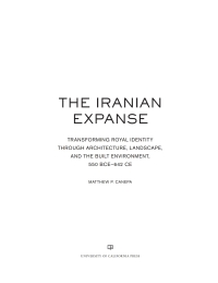 Imagen de portada: The Iranian Expanse 1st edition 9780520379206