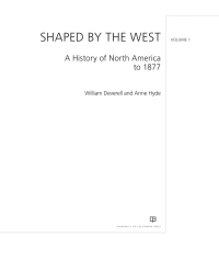 Cover image: Shaped by the West, Volume 1 1st edition 9780520290044