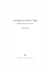 Imagen de portada: Learning Love from a Tiger 1st edition 9780520290419