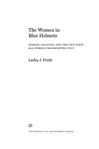 Titelbild: The Women in Blue Helmets 1st edition 9780520290617