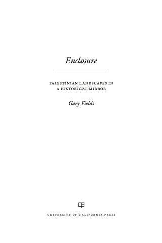 Imagen de portada: Enclosure 1st edition 9780520291041