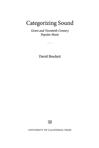 表紙画像: Categorizing Sound 1st edition 9780520248717