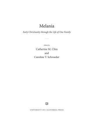 Imagen de portada: Melania 1st edition 9780520292086