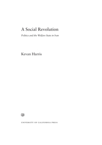Omslagafbeelding: A Social Revolution 1st edition 9780520280823