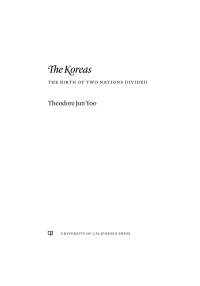 Imagen de portada: The Koreas 1st edition 9780520391680