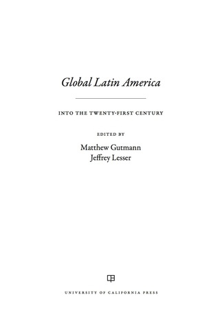 Cover image: Global Latin America 1st edition 9780520277724