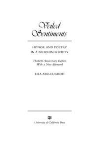 Cover image: Veiled Sentiments 1st edition 9780520292499