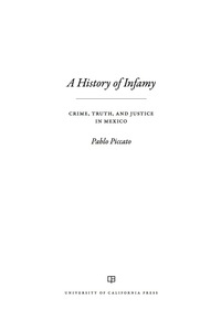 Cover image: A History of Infamy 1st edition 9780520292628
