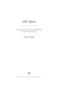 Cover image: ABC Sports 1st edition 9780520292956