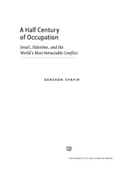 Imagen de portada: A Half Century of Occupation 1st edition 9780520293502
