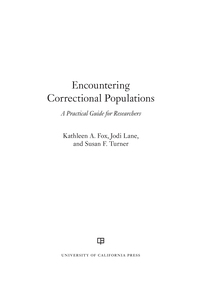 Imagen de portada: Encountering Correctional Populations 1st edition 9780520293564