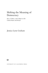 Titelbild: Shifting the Meaning of Democracy 1st edition 9780520293762