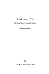 Imagen de portada: Shari'ah on Trial 1st edition 9780520293779