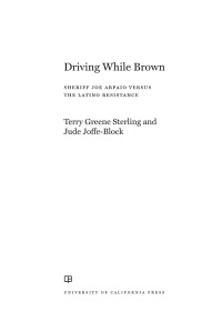 Cover image: Driving While Brown 1st edition 9780520294080
