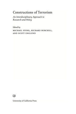 Cover image: Constructions of Terrorism 1st edition 9780520294165