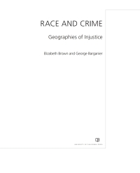 Cover image: Race and Crime 1st edition 9780520294189