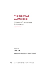 表紙画像: The Tide Was Always High 1st edition 9780520294400