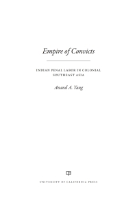 صورة الغلاف: Empire of Convicts 1st edition 9780520294561