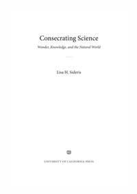 Cover image: Consecrating Science 1st edition 9780520294974