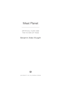 Imagen de portada: Meat Planet 1st edition 9780520379008