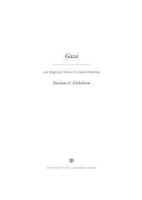 Cover image: Gaza 1st edition 9780520295711