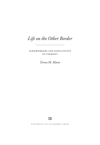 Cover image: Life on the Other Border 1st edition 9780520295735