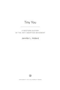 Cover image: Tiny You 1st edition 9780520295865