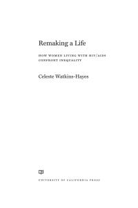 Imagen de portada: Remaking a Life 1st edition 9780520296022