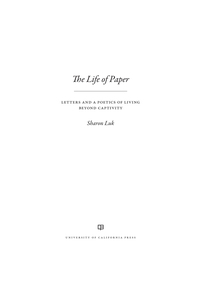 Cover image: The Life of Paper 1st edition 9780520296244