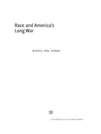 Cover image: Race and America's Long War 1st edition 9780520318304