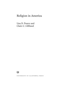 Cover image: Religion in America 1st edition 9780520296428