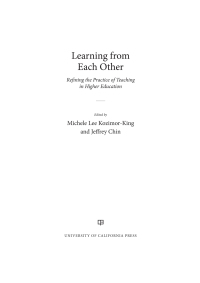 Imagen de portada: Learning from Each Other 1st edition 9780520296589