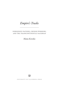 صورة الغلاف: Empire's Tracks 1st edition 9780520296626