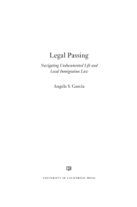 Omslagafbeelding: Legal Passing 1st edition 9780520296756