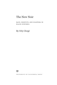 Imagen de portada: The New Noir 1st edition 9780520296763