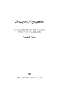 Cover image: Strategies of Segregation 1st edition 9780520296879