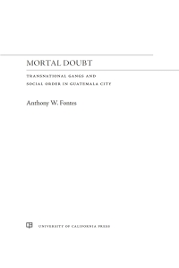 Cover image: Mortal Doubt 1st edition 9780520297081