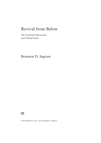 Cover image: Revival from Below 1st edition 9780520297999