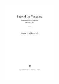 Cover image: Beyond the Vanguard 1st edition 9780520298064