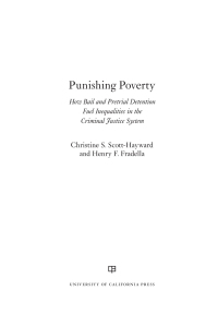 Cover image: Punishing Poverty 1st edition 9780520298309