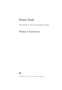 Imagen de portada: Prison Truth 1st edition 9780520298361