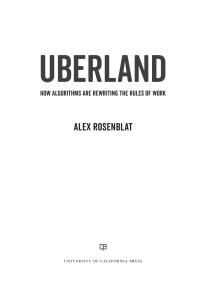 Titelbild: Uberland 1st edition 9780520324800