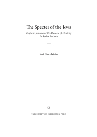 Imagen de portada: The Specter of the Jews 1st edition 9780520298729