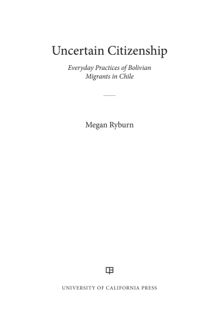 Titelbild: Uncertain Citizenship 1st edition 9780520298774